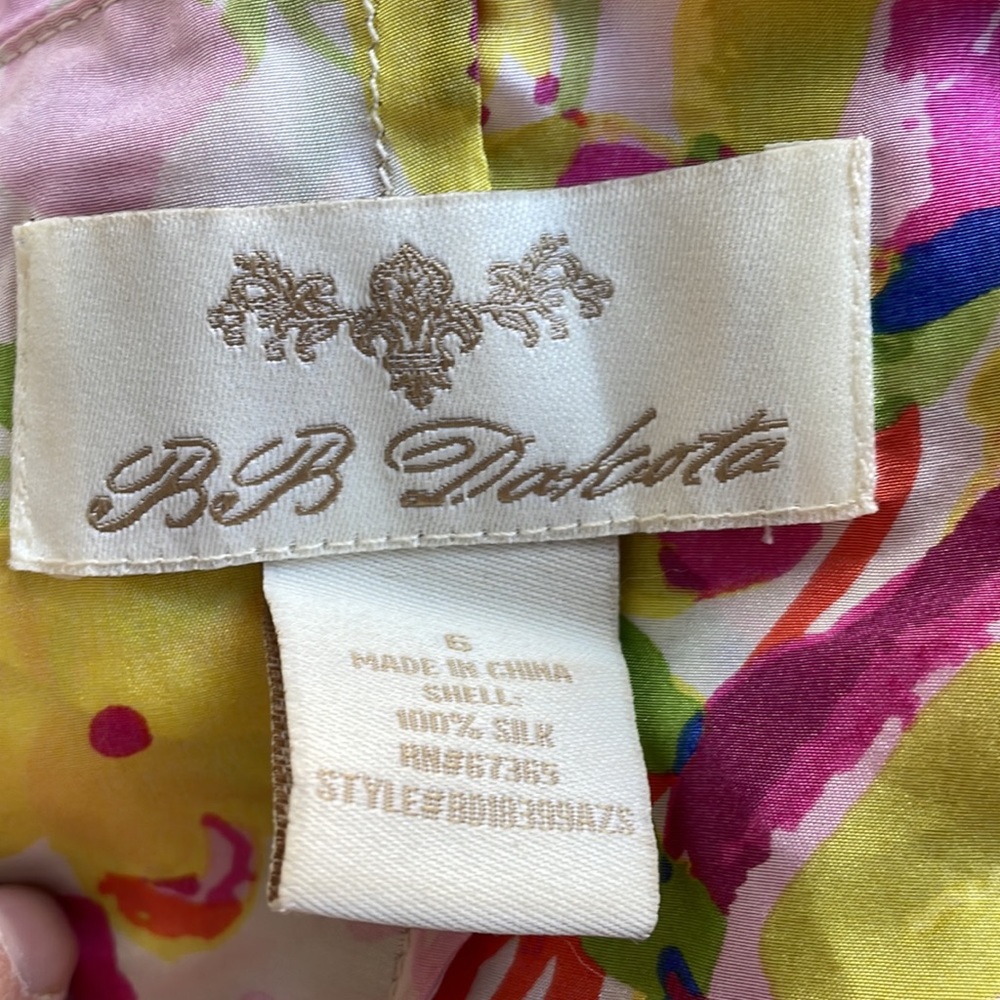 100% silk Anthropologie by B.B.Dakota  maxi dress new never worn. - Picture 5 of 13